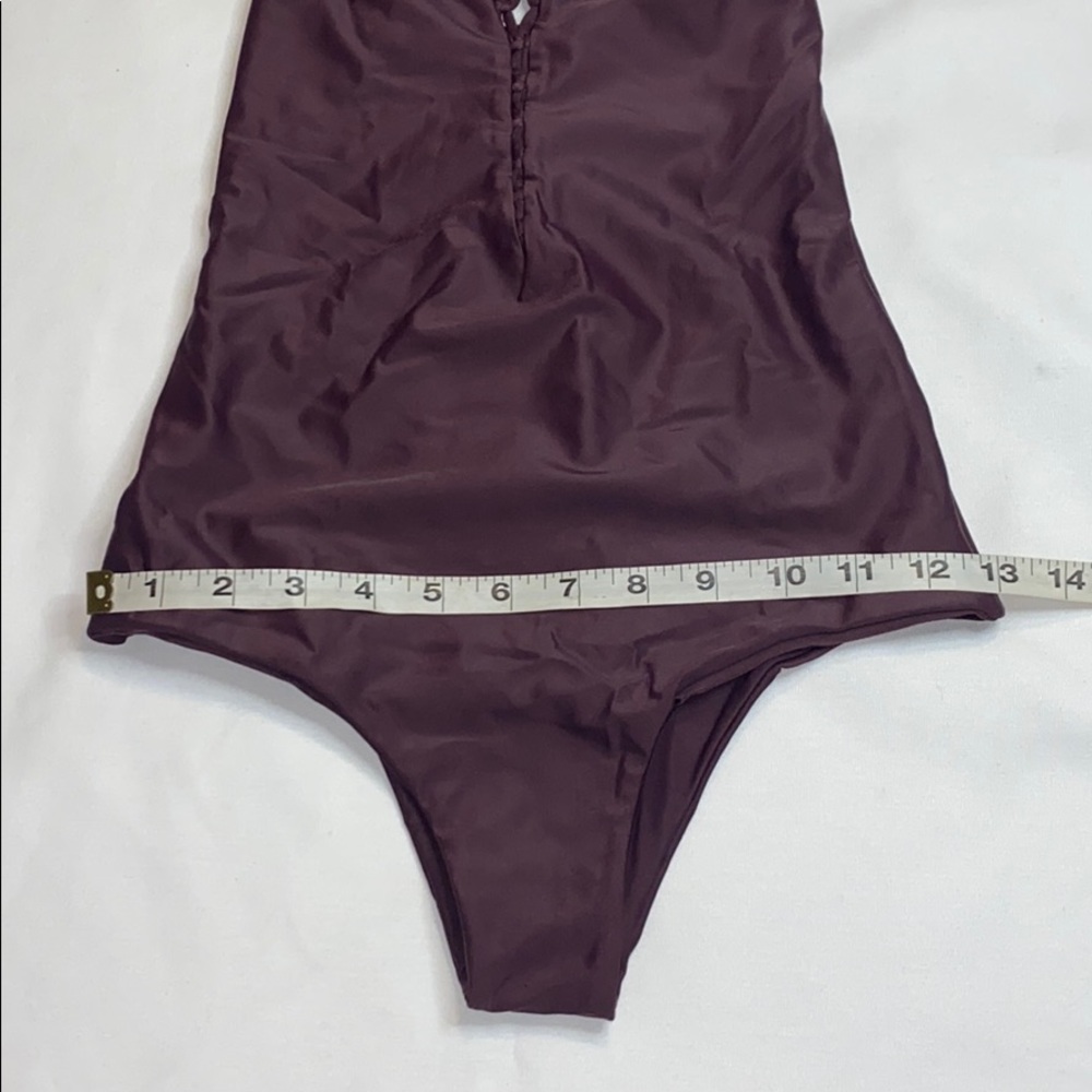 MIKOH Avalon Macrame One Piece Swimsuit Sz S - Picture 6 of 10